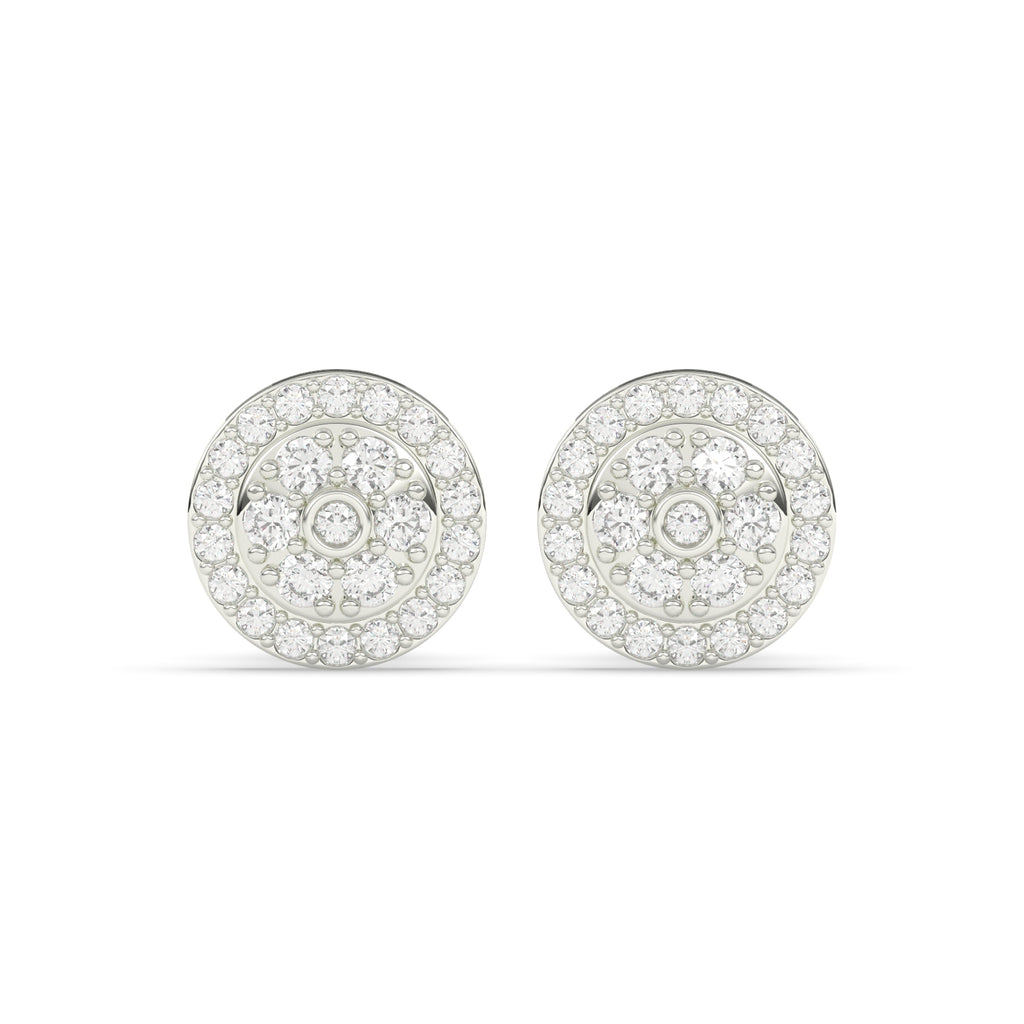 ROYAL GLOW CIRCLE EAR STUDS