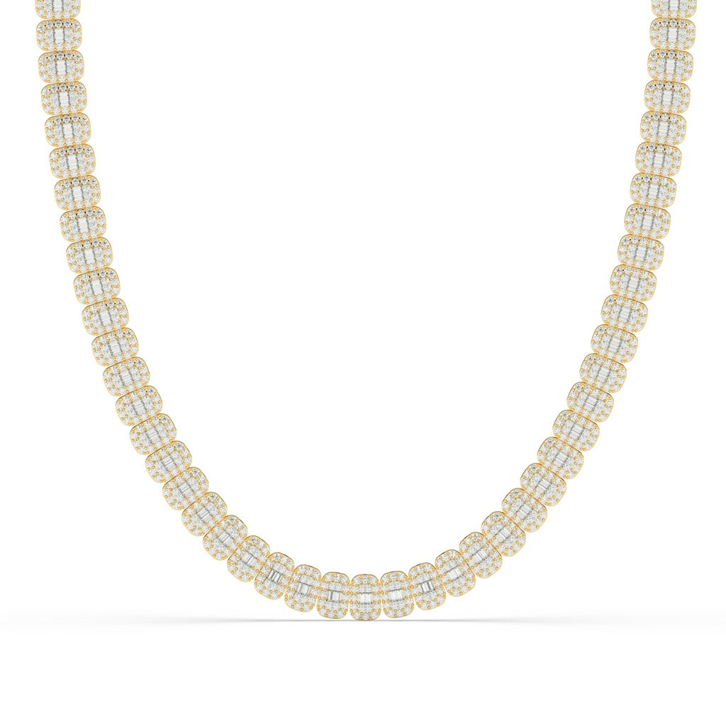 LUXURY BEADED BLING KING NECKLACE