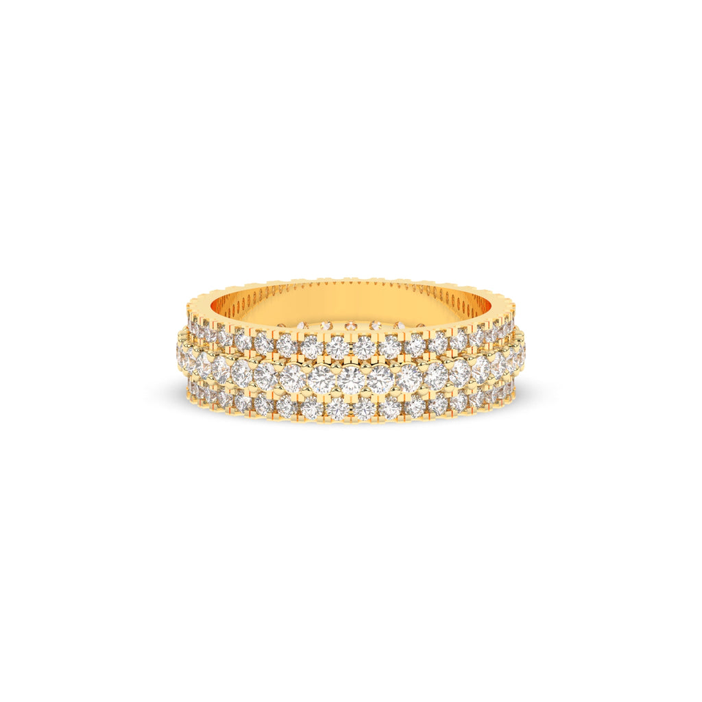 GOLD ETERNITY SPARKLE RING BAND