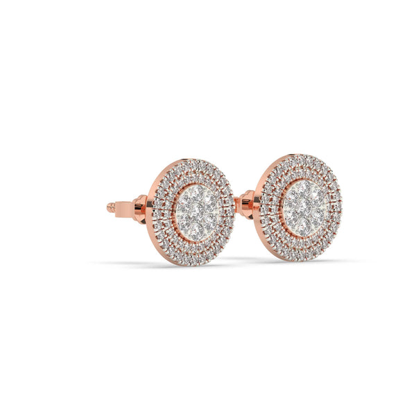 CLASSIC ROUND DIAMOND STUD EARRINGS