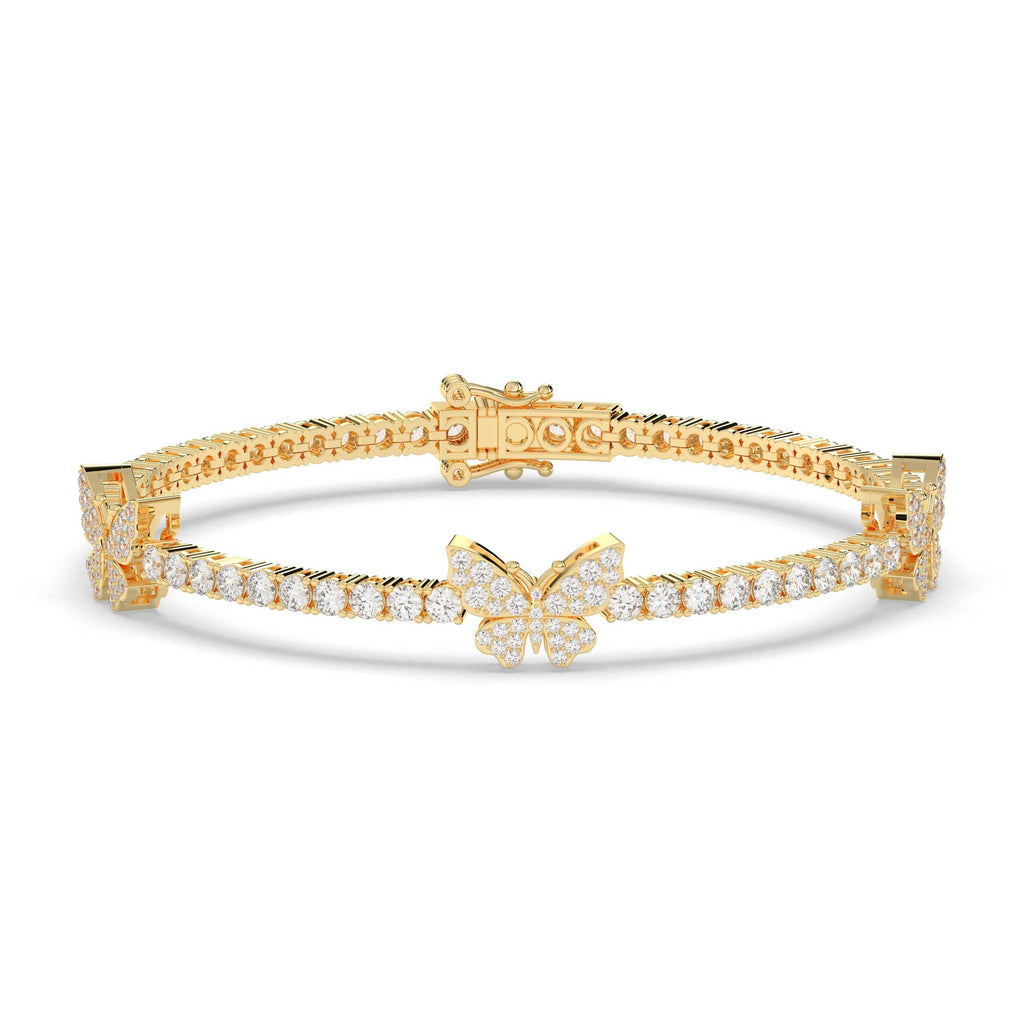 ROUND DIAMOND ICED OUT HIP HOP BRACELET