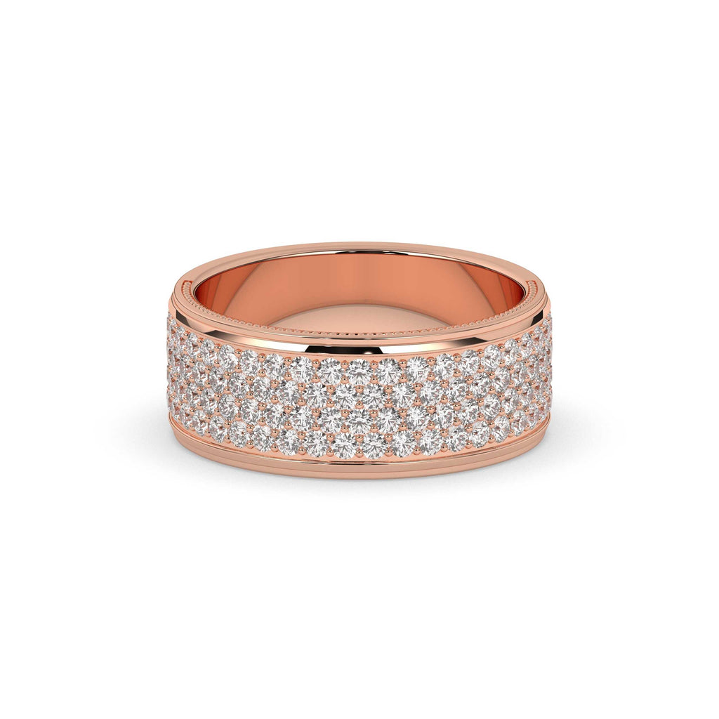 LUXURY ROUND CUT WEDDING RING