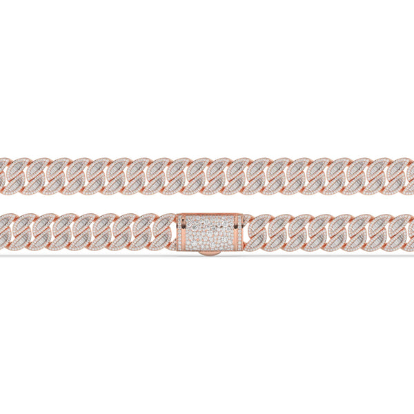 ICE TWIST CUBAN GOLD BRACELET