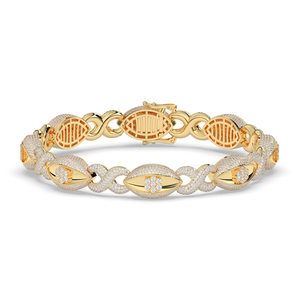 MARQUISE MOTIF DIAMOND GOLD BRACELET