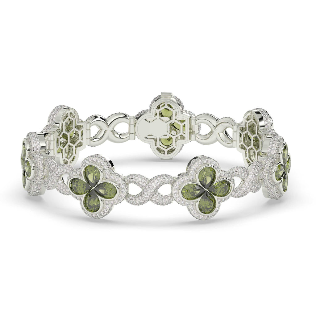 OLIVE BLOOM DIAMOND GOLD BRACELET