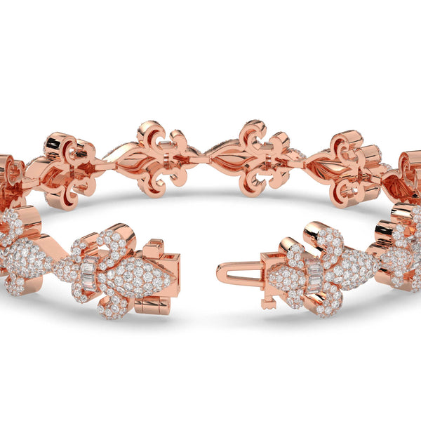 ROYAL CREST DIAMOND GOLD BRACELET