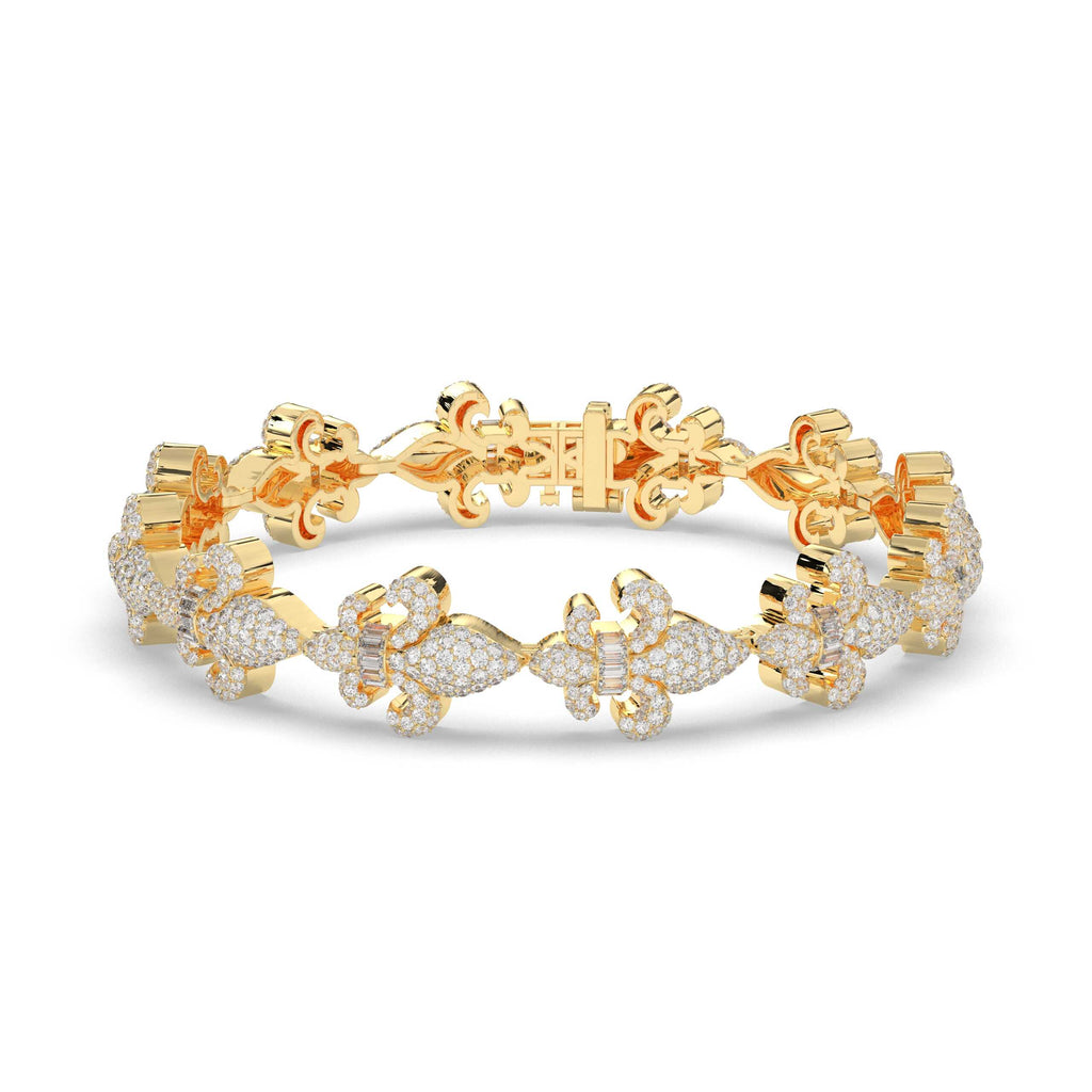 ROYAL CREST DIAMOND GOLD BRACELET
