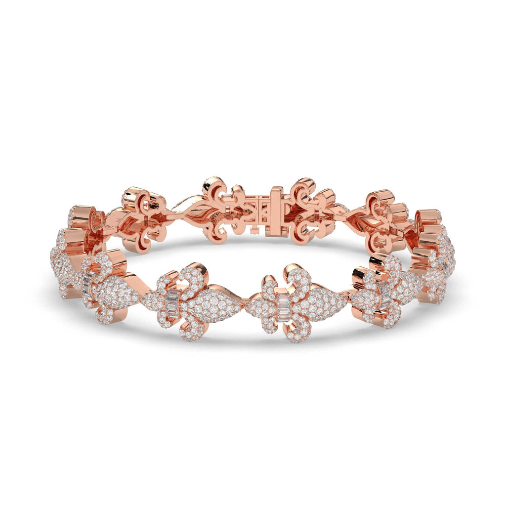 ROYAL CREST DIAMOND GOLD BRACELET