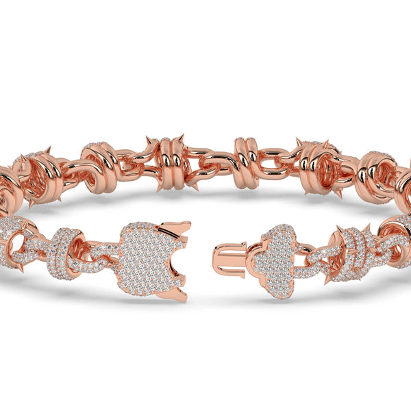 LUXURY GOLD DIAMOND CHAIN BRACELET