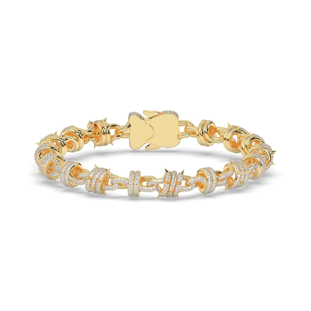 LUXURY GOLD DIAMOND CHAIN BRACELET