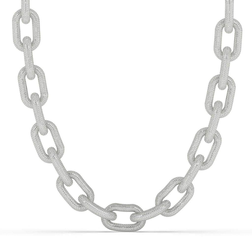 LUXE FUSION OVAL CHAIN NECKLACE