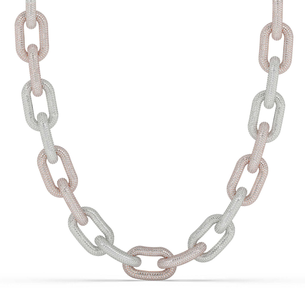 LUXE FUSION OVAL CHAIN NECKLACE