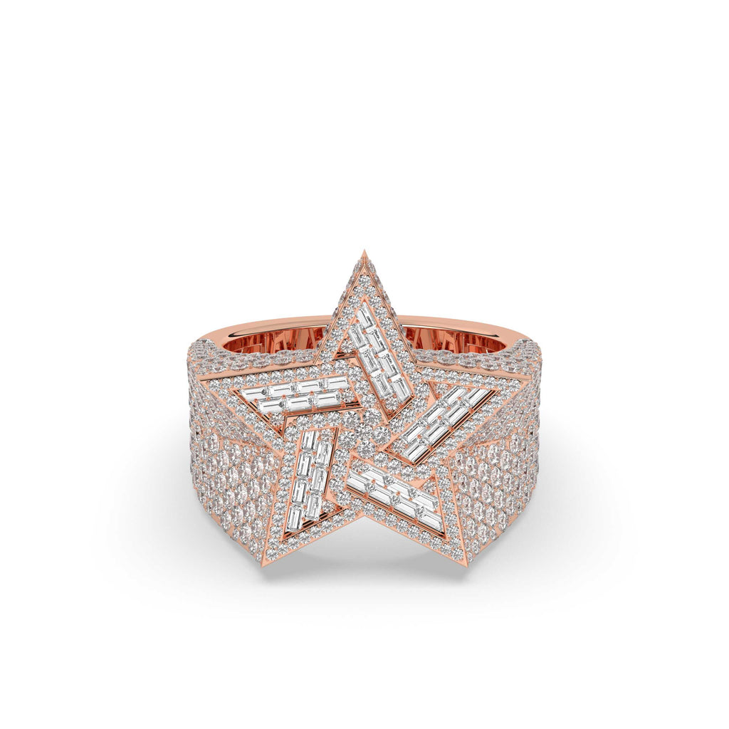 GOLDEN STAR CELEBRITY POWER RING