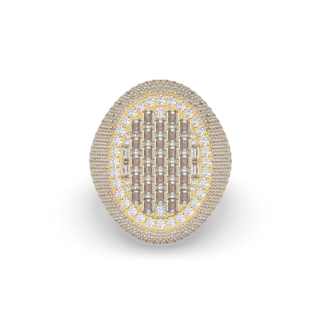 OVAL EMPEROR BAGUETTE DIAMOND RING