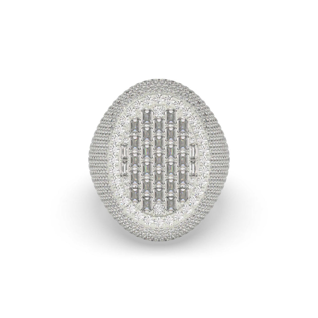 OVAL EMPEROR BAGUETTE DIAMOND RING