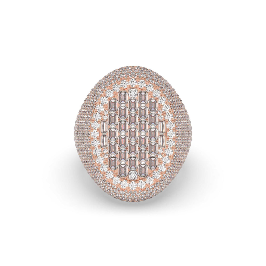 OVAL EMPEROR BAGUETTE DIAMOND RING