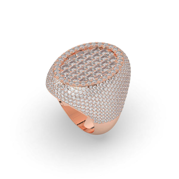 OVAL EMPEROR BAGUETTE DIAMOND RING