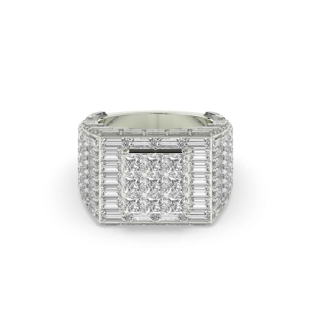SQUARE ICE LUXURY POWER RING