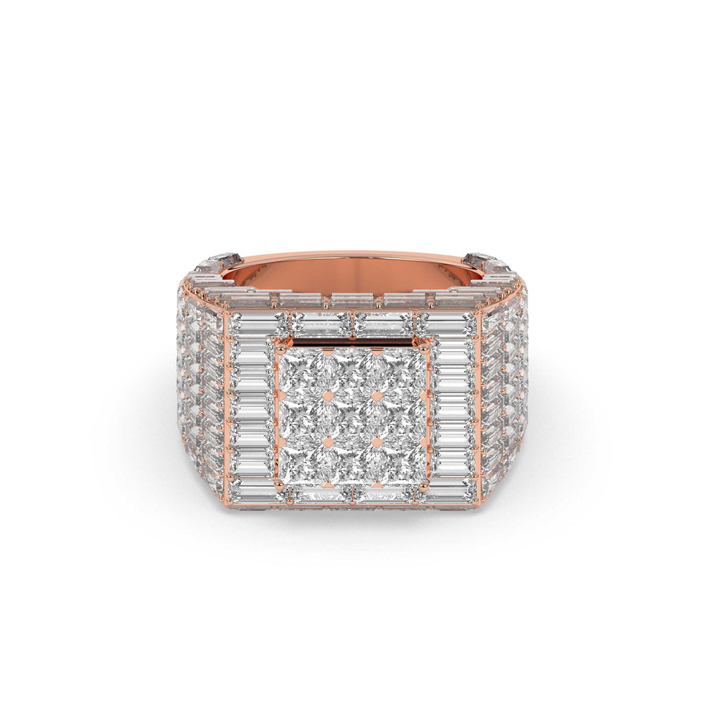SQUARE ICE LUXURY POWER RING