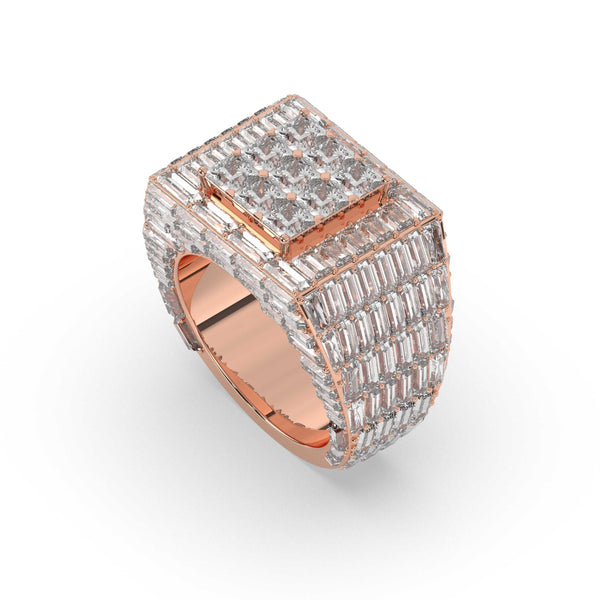 SQUARE ICE LUXURY POWER RING