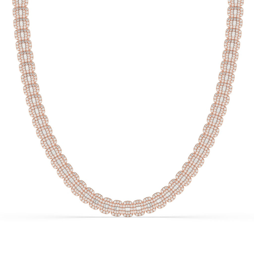 LUXURY BEADED BLING KING NECKLACE