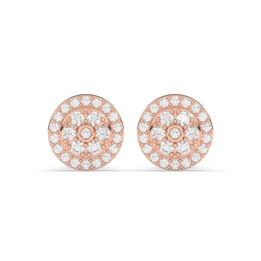 ROYAL GLOW CIRCLE EAR STUDS