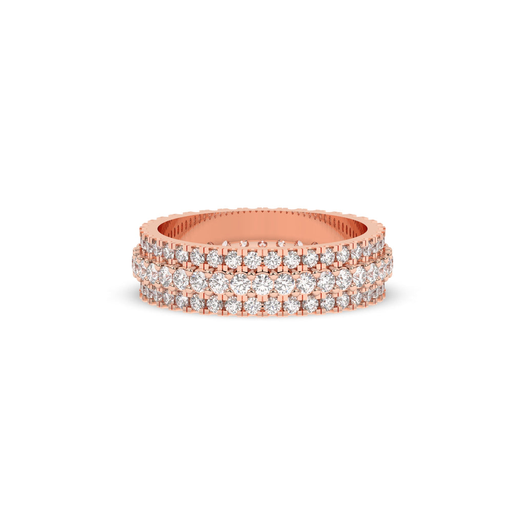 GOLD ETERNITY SPARKLE RING BAND