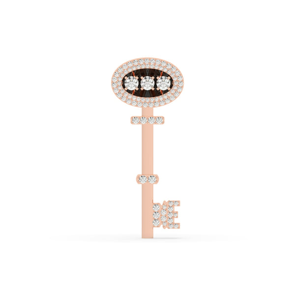 DIAMOND ENCHANTED KEY PENDANT