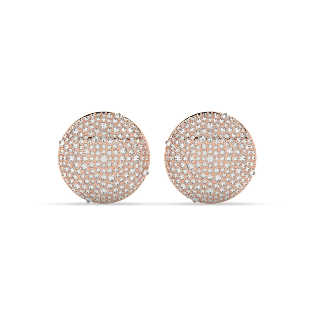 DIAMOND TEXTURE SHINE EAR BUTTONS