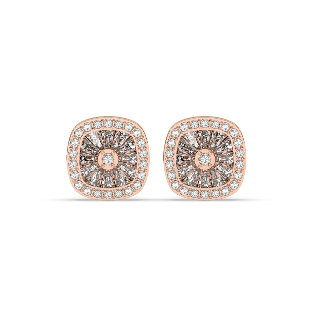 RADIANT ROSE GOLD SHINE STUDS