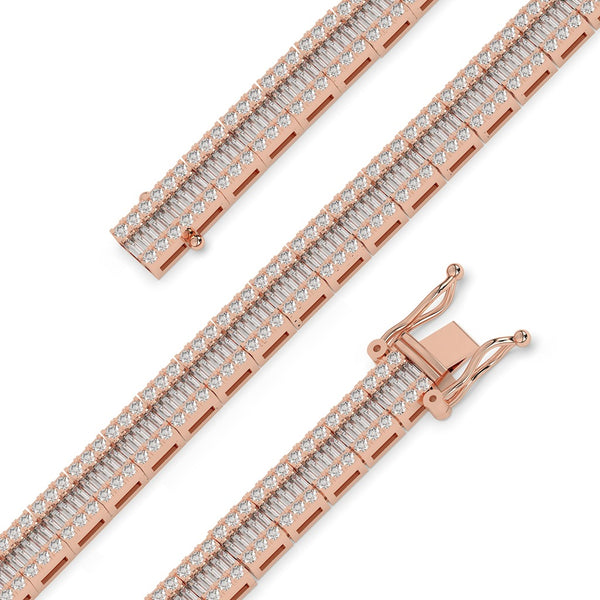 TWIN ROW GLORY DIAMOND NECKLACE