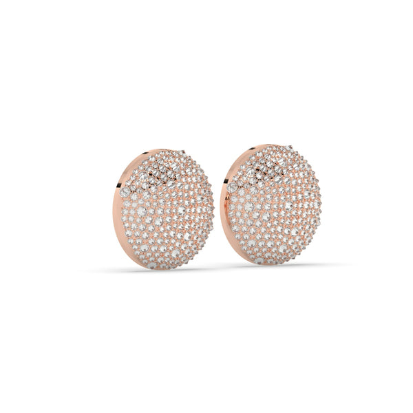 DIAMOND TEXTURE SHINE EAR BUTTONS