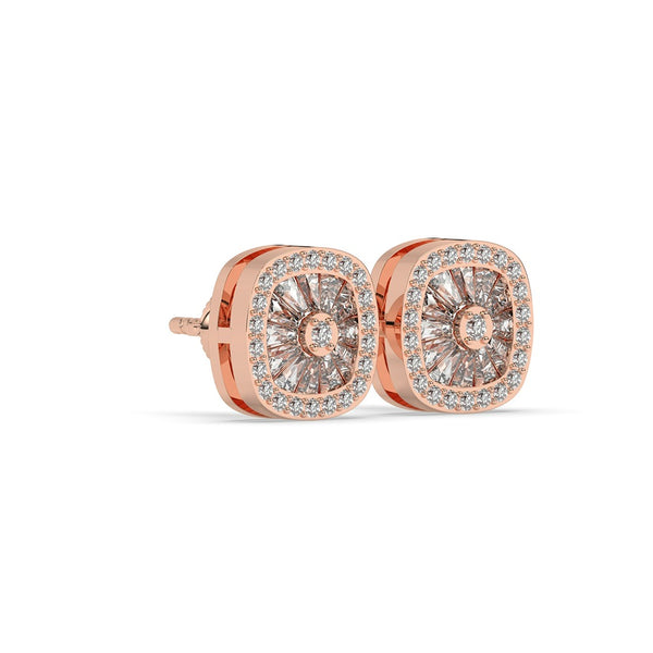 RADIANT ROSE GOLD SHINE STUDS