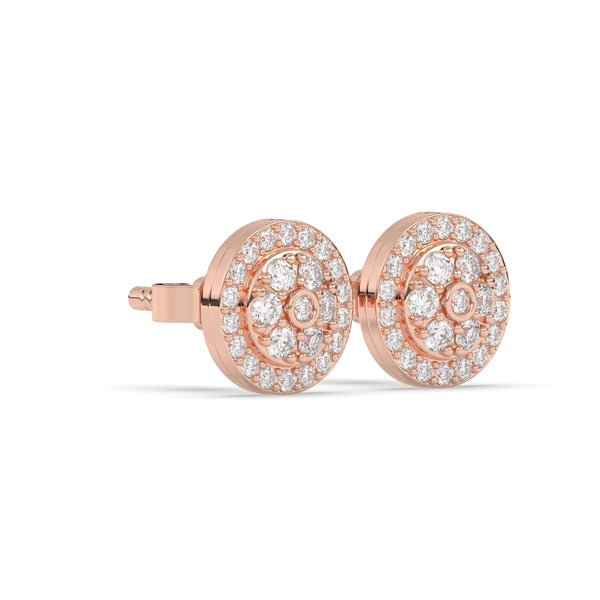 ROYAL GLOW CIRCLE EAR STUDS