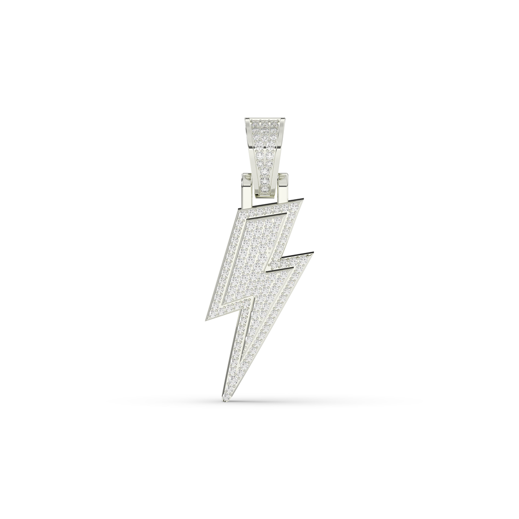 ROUND DIAMOND ICED OUT HIP HOP PENDANT