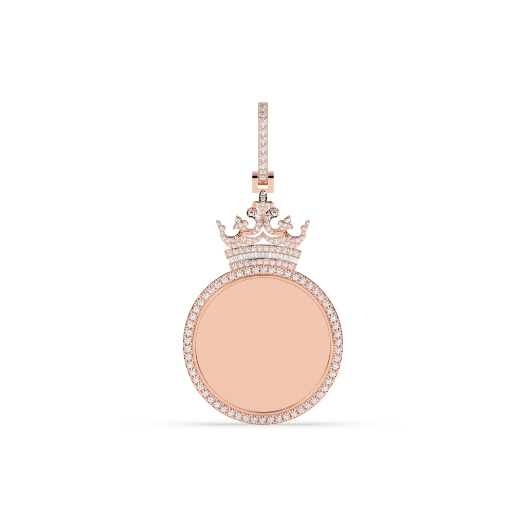 KING STYLE DIAMOND FRAME PENDANT
