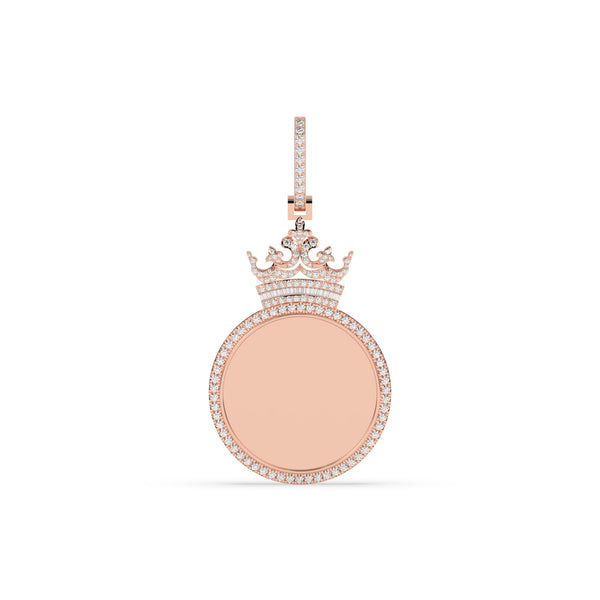 KING STYLE DIAMOND FRAME PENDANT
