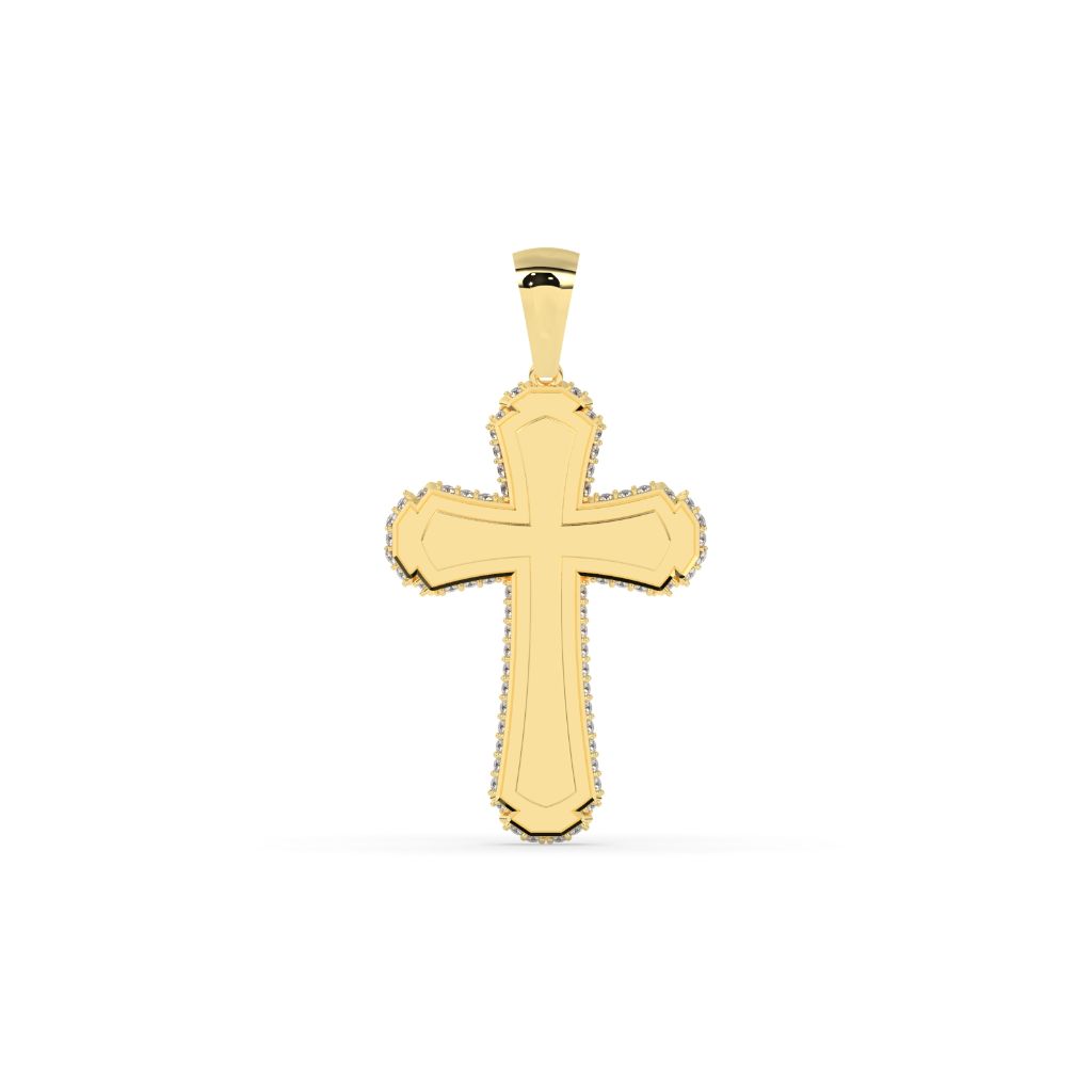 LUXURY EDGE CROSS PENDANT