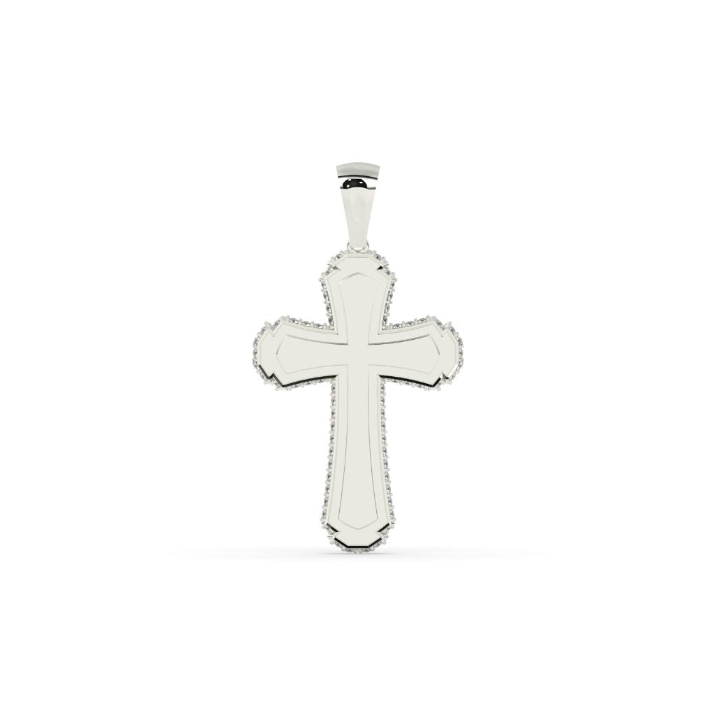 LUXURY EDGE CROSS PENDANT