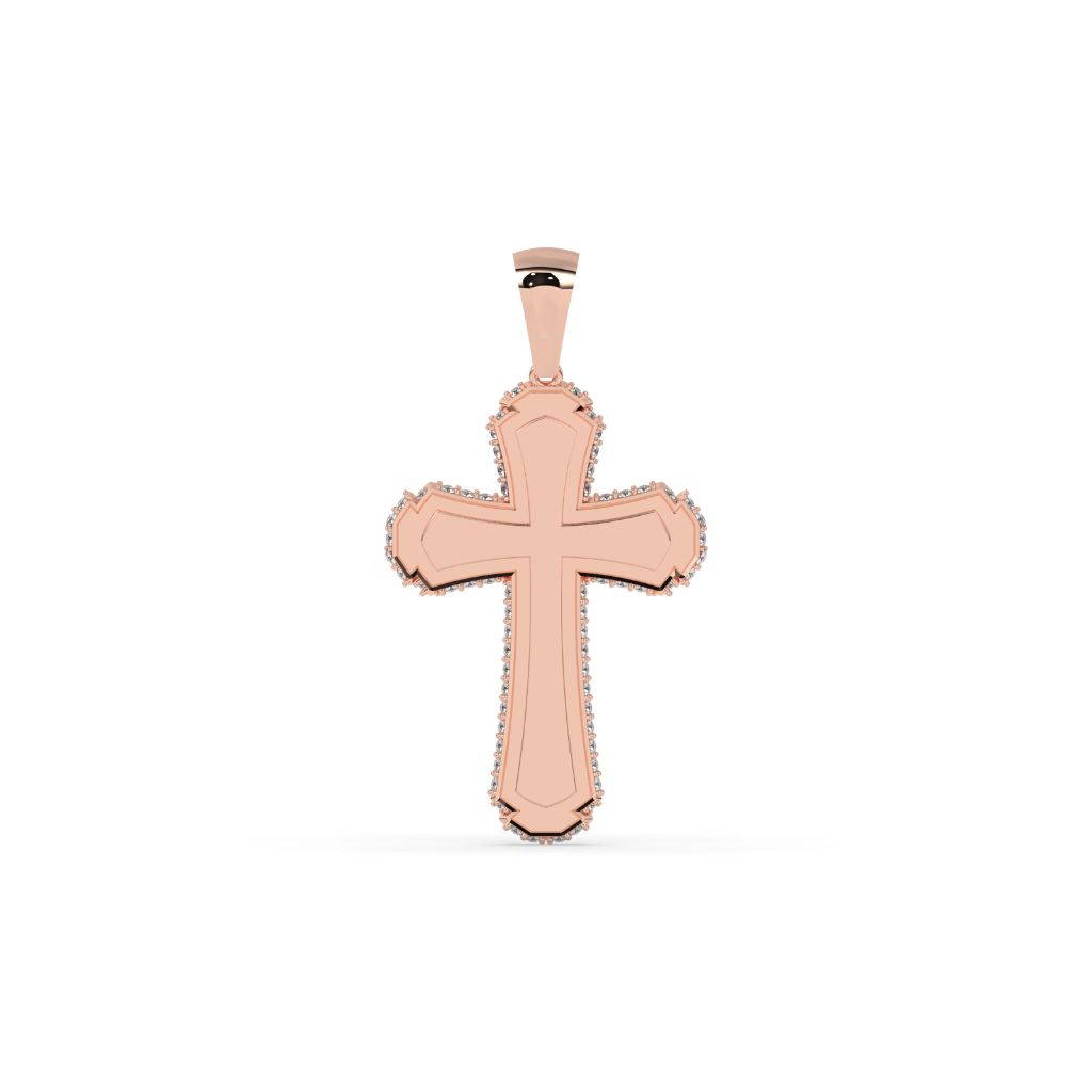 LUXURY EDGE CROSS PENDANT