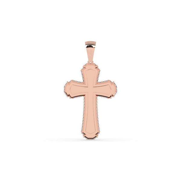 LUXURY EDGE CROSS PENDANT