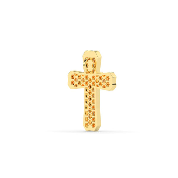 BAGUETTE EDGE CROSS CHARM