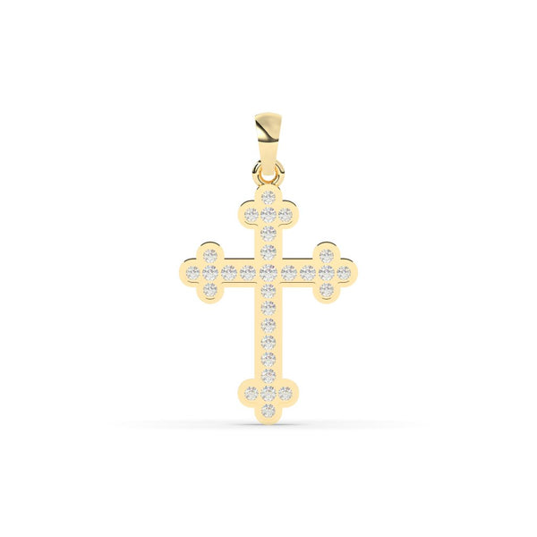 CLASSIC GOLDEN CROSS NECKLACE CHARM
