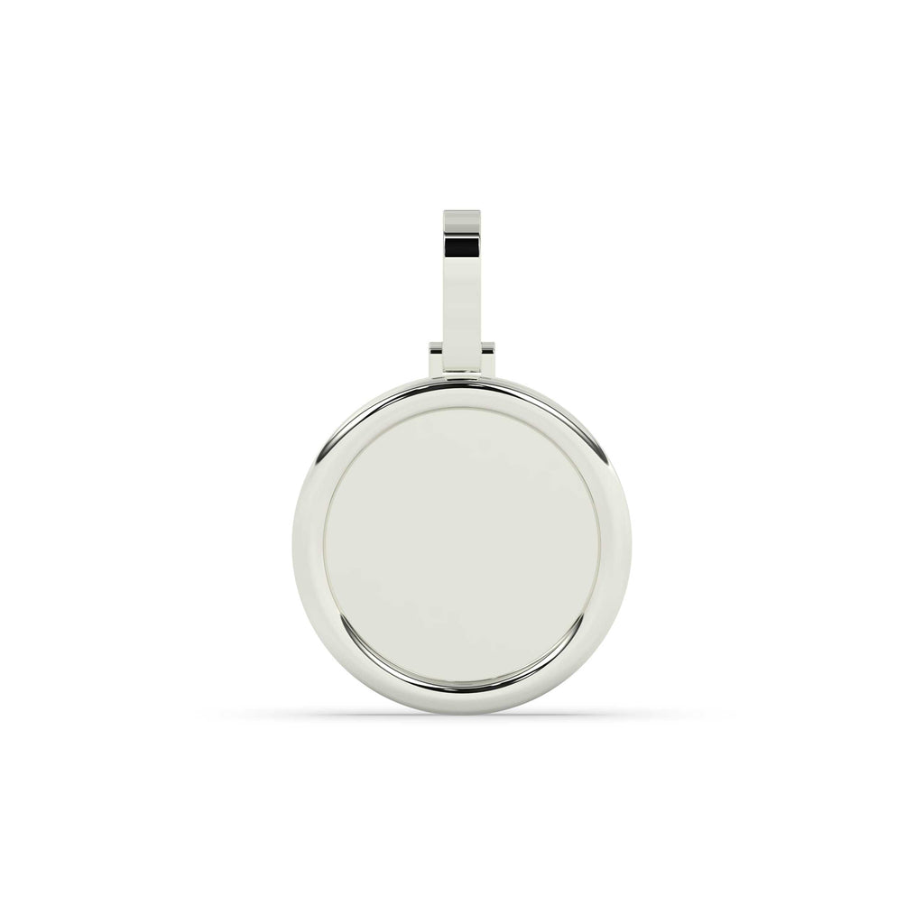CLASSIC POLISHED CIRCLE GOLD PENDANT