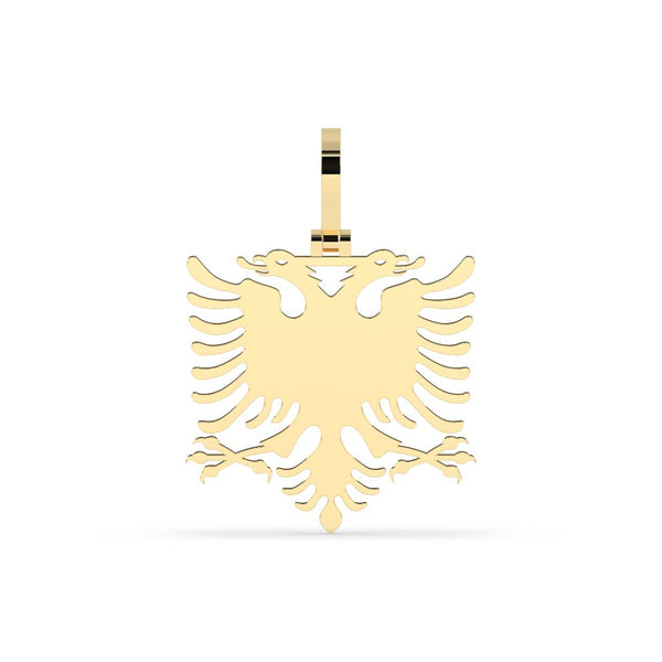 GOLD DOUBLE HEADED EAGLE PENDANT