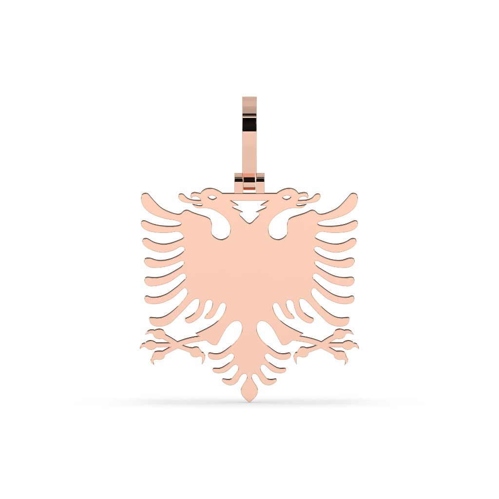 GOLD DOUBLE HEADED EAGLE PENDANT