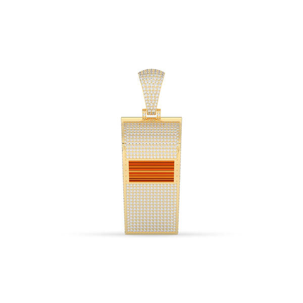 DIAMOND ENCRUSTED MICROPHONE INSPIRED PENDANT