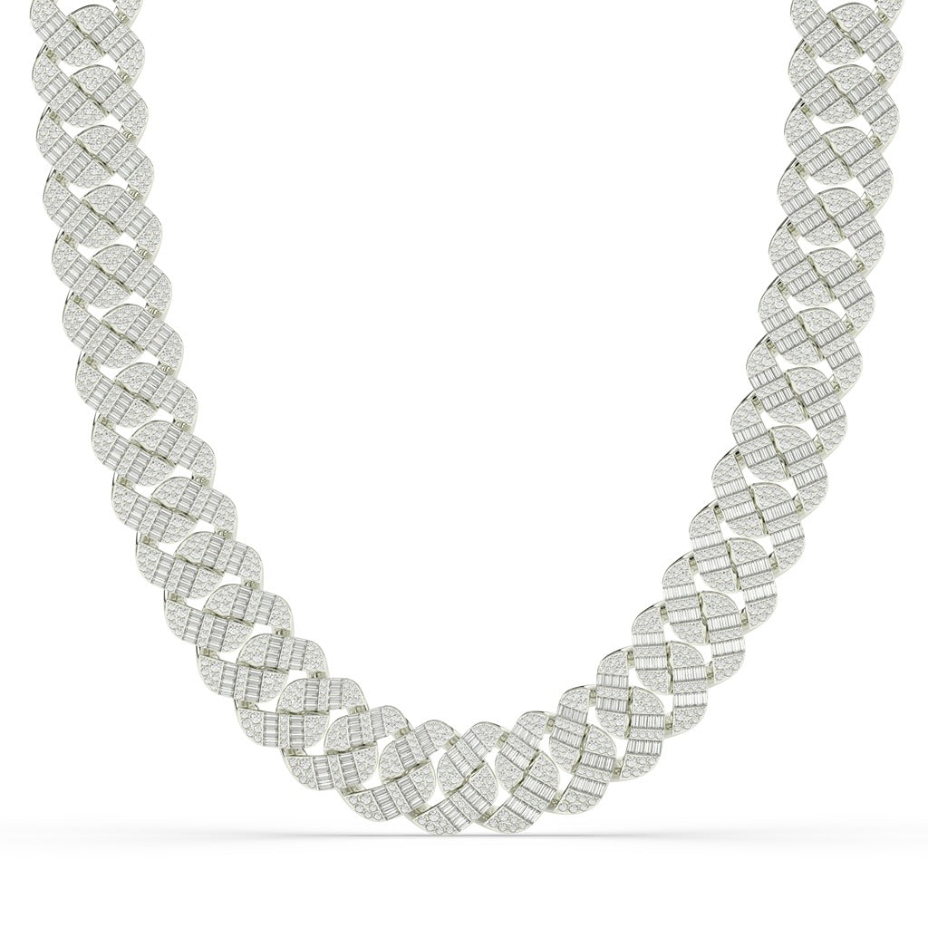 DIAMOND BAGUETTE CUBAN LINK CHAIN