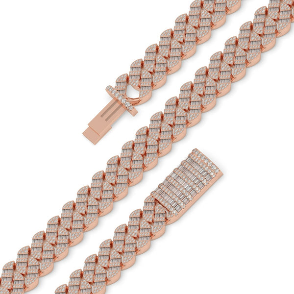 DIAMOND BAGUETTE CUBAN LINK CHAIN