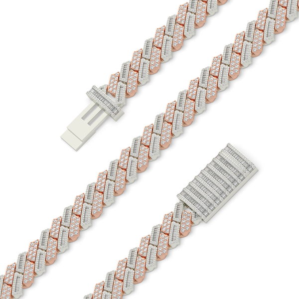 BAGUETTE SHINE LUXURY LINK CHAIN